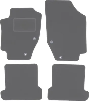 Produktbild von Graphit-Fußmatten für: Peugeot 307CC Cabrio (2003-2008)