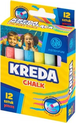 Produktbild von ASTRAFun, Kreidetafel / Brgersteigkreide, 12 Stck, Farben mischen, 330022011