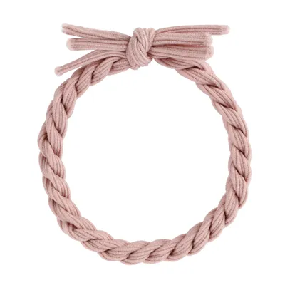Produktbild von Nordstern Geflochtene Haargummis Rosé 12er Set - Elastische Haarbänder mit sicherem Halt - Zopfgummi Haarschmuck für Frauen und Mädchen
