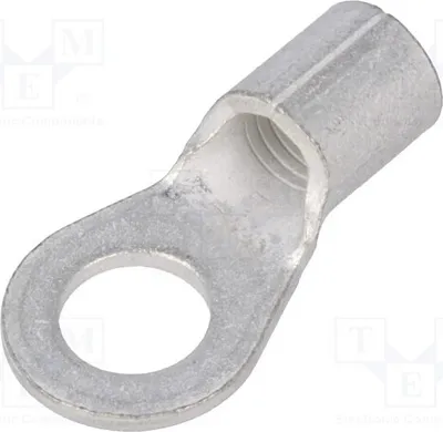 Produktbild von 2x Kabelschuh: Ring 8mm2 für Leitungen M6 Klemmverbindung  Kupfer 33461 isoliert(n