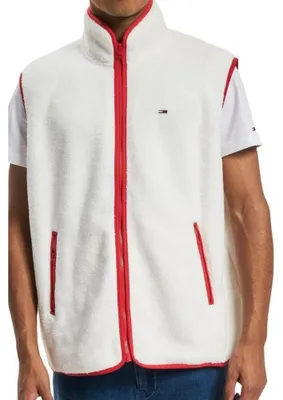 Produktbild von Tommy Hilfiger - Weste für Herren, Regulär NA855 (M) (Weiß/Rot)