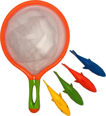 Produktbild von Tauchfisch-Spielset mit Netz für Poolspaß