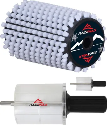 Produktbild von RaceWax Roto Bürste Nylon Set Rotorbürste 120mm Belag- Rotobürste SpeedStick Pro