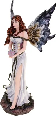 Produktbild von Keltische Zauberfee Esterelle mit Kristallflame 29 cm Figur Fee Fairy