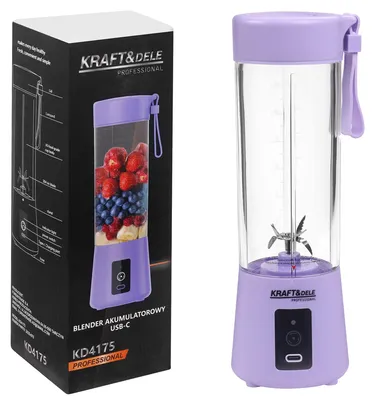 Produktbild von Akku-Standmixer USB-C 400ml / 2x3000mAh KD4175
