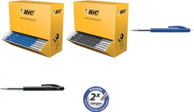 Produktbild von BIC M10 Clic, Blau, Blau, Transparent, Medium, Kunststoff, Metall, 1 mm