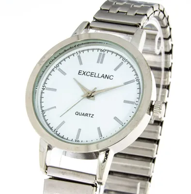 Produktbild von Damenuhr Excellanc mit Zugband Farbe silber 35mm