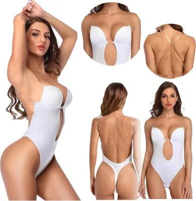 Zdjęcie produktu dla Body damskie modelujące wyszczuplające biustonosz do sukienki bez pleców 32