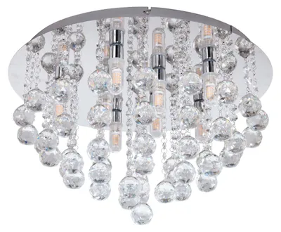 Obrázok produktu pre EGLO 97699, 8 žiaroviek, LED, G9, 360 lm, IP44, Chróm, Priehľadná