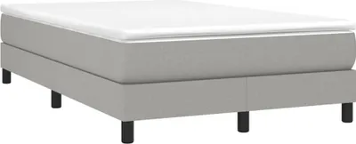 Produktbild von "Winterschlussverkauf "Boxspringbettgestell - CLORIS - Doppelbett - Robust und langlebig - Hellgrau 120x200 cm - Einfache Montage -  Stoff - DEMöbel6498776