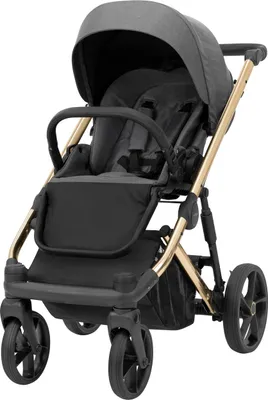 Produktbild von Kinderwagen Kunert Arizo Premium 3in1 - goldene Rahmenfarbe - Farbe: Graphit