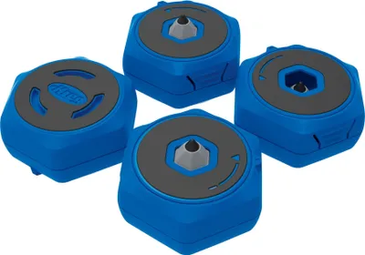 Zdjęcie produktu dla Zestaw bloków antypoślizgowych Kreg ( KFS-PUCK ) 4 stabilne i antypoślizgowe wsporniki - bloki robocze z wyjmowanymi kołkami