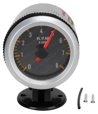 Obrázok produktu pre Otáčkomer, 52 mm / 2,05 palca, uhlíkové vlákno, rozsahu 0–8000 ot./min