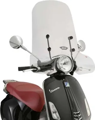 Produktbild von Givi 5608a Piaggio Vespa Primavera 50/125/150 Windschutzscheibe Durchsichtig Durchsichtig One Size