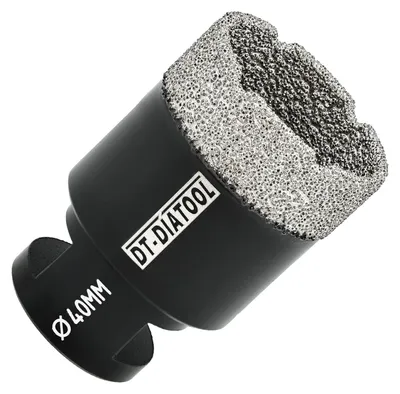Produktbild von Diamantbohrer 40 mm, M14 Gewinde, für Fliesen, Trockenbohren, Granit, 62 mm