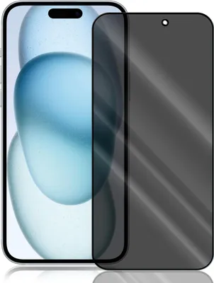 Produktbild von Anti Spy Panzer Folie für Apple iPhone 15 Plus  Privacy Displayschutzfolie Sichtschutz Glasfolie Schutzglas
