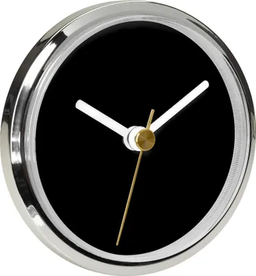 Zdjęcie produktu dla TFA Dostmann 60.3543.02 Zegar sterowany radiowo 90 mm x 36 mm chrom (błyszczący) do montażu (60.3543.02)