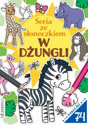 Immagine prodotto di W dżungli. Seria ze słoneczkiem - Opracowanie zbiorowe (Malbuch für Kinder auf Polnisch)