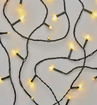 Obrázok produktu pre LED Vianočný reťazec, 50 m, 500 LED diód, teplá biela, vonkajší, časovač