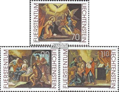 Produktbild von Briefmarken Liechtenstein 1999 Mi 1217-1219 (kompl.Ausg.) postfrisch Weihnachten