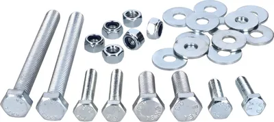 Produktbild von 101-Octane Schraubenset Seitenträger Gepäckträger kompatibel mit Simson S51