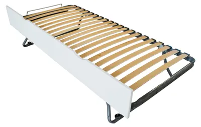 Immagine prodotto di Letto a cassetti 80x190 in faggio massello - Bianco
