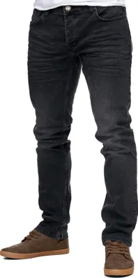 Produktbild von Reslad Jeans-Herren Slim Fit Basic Style Stretch-Denim Jeans-Hose RS-2063 Schwarz W36 / L34