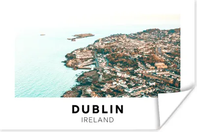Produktbild von MuchoWow® Poster Dublin - Irland - Architektur 90x60 cm - Schlafzimmer