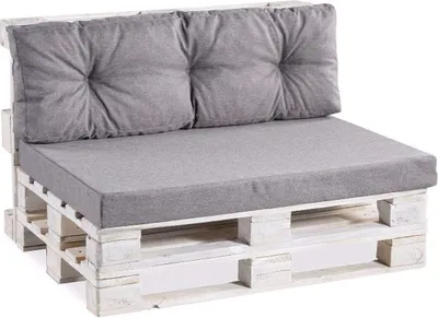 Obrázek produktu pro Polštáře na palety Polštáře na palety PPF (sedák 120x60 hladký, šedý)