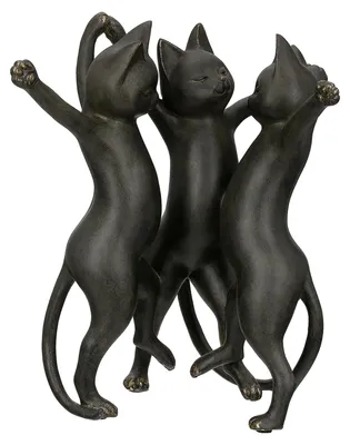 Image de Gilde Figur, Katze, "Gatto", Kunstharz, schwarz, VE 1, L. 21 cm, B. 26 cm, H. 30.5 cm 51969 4063387519691