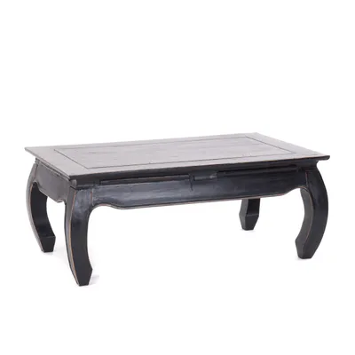 Obrázok produktu pre OPIUMTABLE "EAST" | 100x60cm (ŠxH), mahagón | stolík | farba: 09 voodoo - čierna