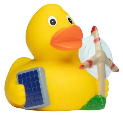 Productafbeelding van Mbw - Knuffel "Schnabels Energy", eend LT4232 (één maat) (geel/wit/blauw)