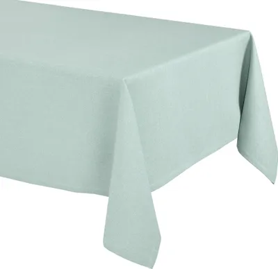 Produktbild von Elegante Tischdecke Edel Leinenoptik, Lina Tischdecke und Tischläufer, Farbe und Größe wählbar,Eisminze