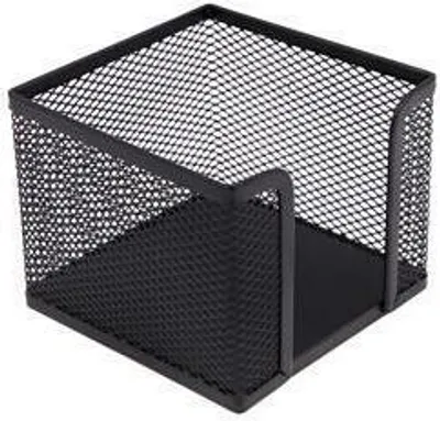 Zdjęcie produktu dla Pojemnik na karteczki metalowy czarny MEMOBE