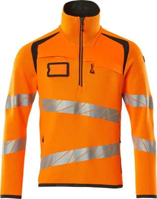 Produktbild von Mascot Strickpullover mit kurzem Reißverschluss XL hi-vis orange/dunkelanthrazit