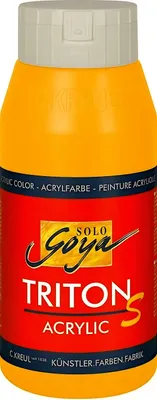 Obrázok produktu pre Kreul Triton S Akrylová farba Maize Yellow 750 ml 1 ks