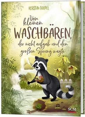 Obrázek produktu pro Vom kleinen Waschbären, der nicht aufgab und den großen Sprung wagte