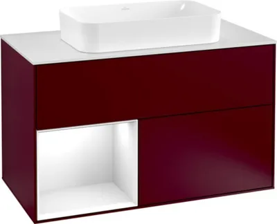 Produktbild von Villeroy & Boch V&B Waschtischunterschrank FINION 1000x603x501 Abdpl wh Reg gls wh/Peony