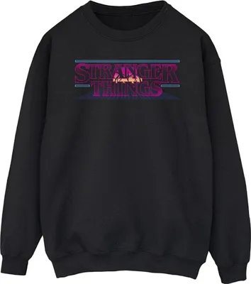 Produktbild von Netflix - "Stranger Things" Sweatshirt für Herren BI45017 (S) (Schwarz)