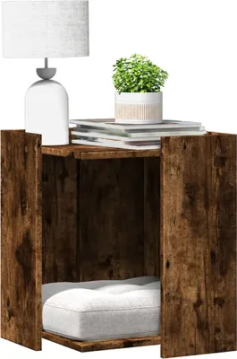 Produktbild von "im Angebot" Katzenklo Räuchereiche 42x42x51 cm Holzwerkstoff - Kratzbäume CC24396