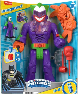 Produktbild von Imaginext DC Super Friends Insider Joker im Lachroboter