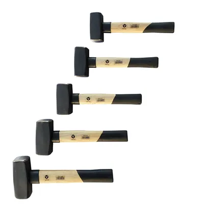 Produktbild von Fäustelhammer 800/1000/1250/1500/2000g Hammer Plattenhammer Stielschutzkragen 2000 gr