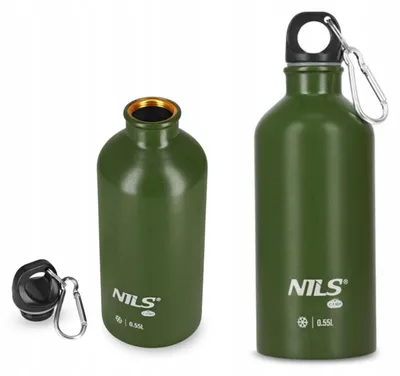 Obrázek produktu pro Nils Camp NC3801 turistická nerezová láhev 550 ml zelená