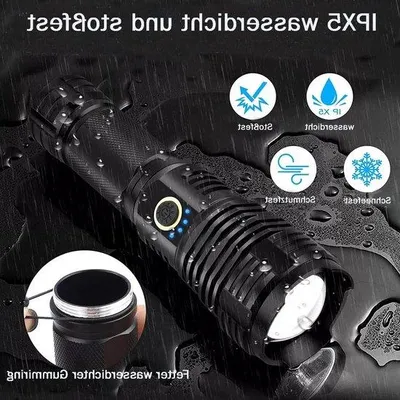 Obrázok produktu pre Vodotesná baterka 90 000 lúmenov s USB a 5 režimami a zoomom XHP70