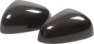 Image de Housse de protection pour rétroviseur extérieur, style fibre de carbone, remplacement pour Smart Fortwo C453 A453 2016-2021