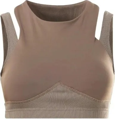 Produktbild von Reebok Damen Sport-BH Slayered Bra Top HM5768 Braun