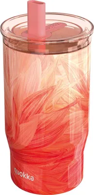 Image de Quokka, 720 ml bouteille isotherme modèle Mist avec paille intégrée, rose