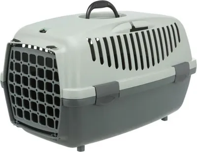 Image de Box de transport pour chien TRIXIE Capri 3, S, 40 x 38 x 61 cm, Anthracite, Gris et Vert