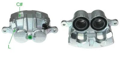 Produktbild von Bremssattel Vorne von Brembo (F 30 146) Bremszange Bremsanlage Bremssattelgehäuse