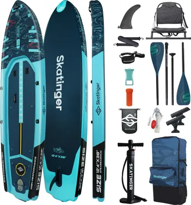 Obrázok produktu pre SKATINGER Fischerboot SUP Brett 378x96x20 cm